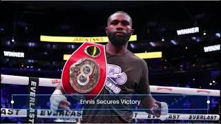 Jaron ‘Boots’ Ennis overpowers Chukhadzhian to retain IBF welterweight title [upl. by Darce]