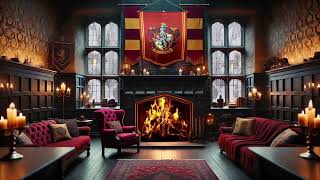 Cozy Gryffindor Common Room Night [upl. by Annael374]