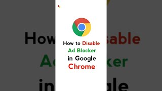 How to Disable Ad Blocker in Google Chrome [upl. by Anna-Maria927]