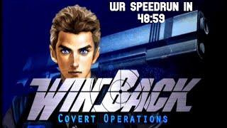 Winback Speedrun Switch Any Easy  4859 WR [upl. by Ahsinrev]