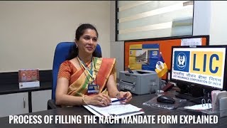 Process of filling the NACH Mandate Form explained [upl. by Suriaj259]