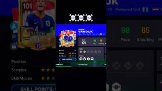 VIRGIL VAN DI JK LEVEL UP ☠️☠️eafc25 eafifamobile easportsfc25 halloween shorts fifamobile [upl. by Arin]