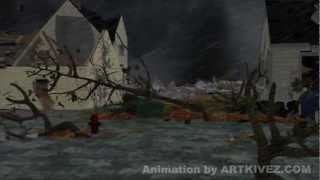 Storm Simulation Animation [upl. by Vigen]