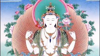 Avalokiteshvara Chenrezig ten line prayer by Khenpo Pema Rinpoche [upl. by Udela441]