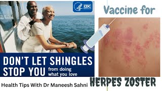 Herpes Zoster Vaccine Shingrix [upl. by Maible]