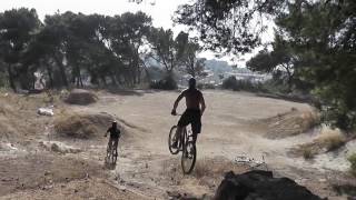 Dirt Jump bike park in Cascais Outeiro da Vela  PortugaL [upl. by Odawa997]