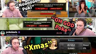 Mizkif kills Poki Poke and Christmas in Hardcore WoW in less than 2 hours [upl. by Asilec]