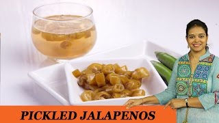 PICKLED JALAPENOS  Mrs Vahchef [upl. by Atiekal]