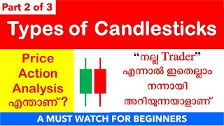 Types of Single Candlesticks and their Meaning Part2 What is Price Action Analysis [upl. by Novyad]