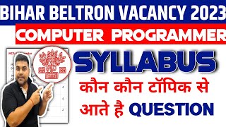 Bihar Beltron New Vacancy  Beltron Syllabus 2023  Beltron Computer Programmer Syllabus  Salary [upl. by Lenoel]