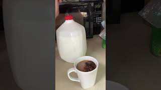 Easy Microwave Hot Chocolate with Cocoa Powder Sugar and Milk Shorts [upl. by Akcire]