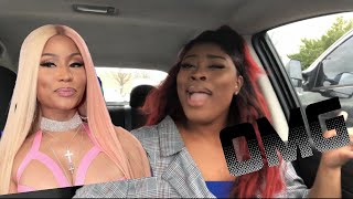 Nicki Minaj Carpool Karaoke  Goldobsessionz [upl. by Drarehs]