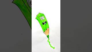 easy kids cartoon drawing ✏️ trending funny comedy fun kids drawing art viralvideo yt easy [upl. by Aldon]