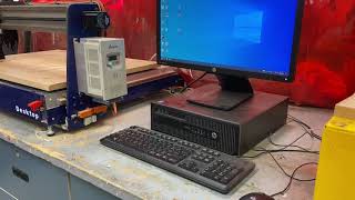 ShopBot Desktop CNC Router 1 Start Up [upl. by Rabbi]