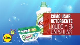 Cómo Usar Adecuadamente Detergente Líquido y en Cápsulas 🧼👌🏻  Trucos Limpieza [upl. by Chaing]