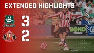 Extended Highlights  Plymouth Argyle 3  2 Sunderland AFC [upl. by Rases]