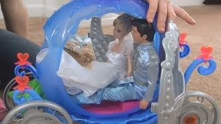 Disney Princess Cinderella Transforming Pumpkin Carriage Review [upl. by Suiraj]