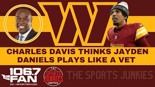 Charles Davis Jayden Daniels Was Impressive Despite Commanders Loss  Sports Junkies [upl. by Qahsi625]