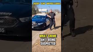 SHERIFF BEING UNPROFESSIONAL LongIslandAudit TheRealRedpillrage fy fypシ゚viral fypシ゚ fy [upl. by Yevad]