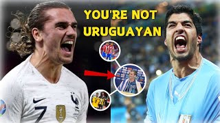 Why Luis Suarez told Griezmann to stop pretending to be Uruguayan [upl. by Kappenne869]