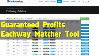 Guaranteed Profits on Each Way Horse Racing Matched Bets [upl. by Eleda]