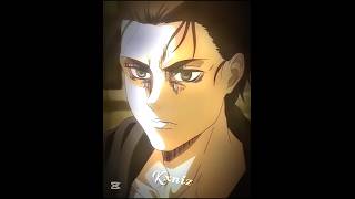 Eren Yeager 💋🫀 attackontitanseason4edit anime [upl. by Annaerdna]