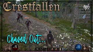 Crestfallen Medieval Survival  ep6 Chased Out Of Castle  Build Craft Survival [upl. by Lerual]