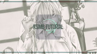 rsmb tutorial  capcut [upl. by Nenad]