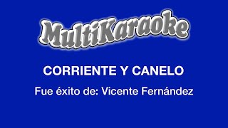 Corriente Y Canelo  Multikaraoke  Fue Éxito de Pedro Fernández [upl. by Daugherty]