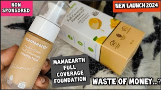 New Launch 2024  Mamaearth Hydra Glow Full Coverage Foundation  Non Sponsored 2024 [upl. by Gable]