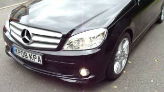 MERCEDES C320 CDI AMG SPORT AUTO SALOON BLACK wwwMERCLANDcom [upl. by Maximilien]