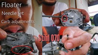 TUTORIAL070 chainsaw CARB OVERFLOWPaano ayusin at mag tono para makatipid sa gasTotordz Tv [upl. by Annay]