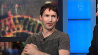 James Blunt interview  The 7pm Project Australia 2011 [upl. by Demahom]