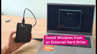 Use An External Hard Drive To Install Windows [upl. by Vernier384]