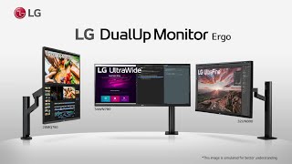 LG DualUp Ergo  Designed Around You  LG [upl. by Zondra308]