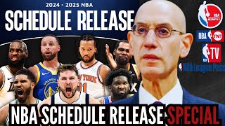 🚨NBA Schedule Release 202425 Season Special Show [upl. by Cryan]