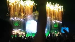 Tomorrowland Barcelona Spain Armin Van Buuren burning stage [upl. by Tahpos]