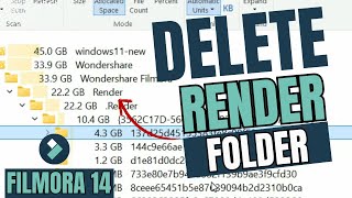 STOP Wasting Space Remove Render Cache Files from Filmora 14 Now [upl. by Nnayllek247]