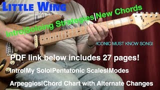 Little WingJimi HendrixGuitar LessonSoloing Strategies [upl. by Cira]