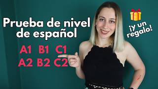 TEST de nivel de ESPAÑOL  A1C2 [upl. by Ellette]