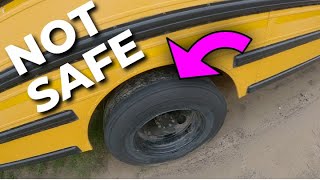 Bus Vlog  Tires Tired and a Temperamental Door [upl. by Artek]