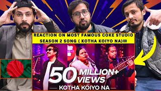 Kotha Koiyo Na  Coke Studio Bangla  Season 2  Shiblu Mredha X Aleya Begum  Pakistani Reaction [upl. by Inalaehon]