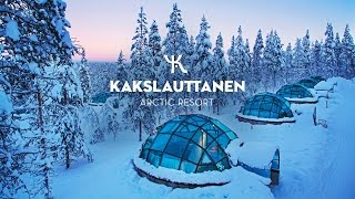 OFFICIAL  Kakslauttanen Arctic Resort in wintertime [upl. by Lissy394]