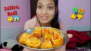 I Only Ate Rolls For 24hrs Challenge  Trending Food Challenge  Foodie JD Vlogs [upl. by Euqinahc]