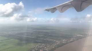 4K Landing at Georgetown Ogle Int Airport Guyana Caribbean Airlines BW464 from Port of Spain [upl. by Naimad386]