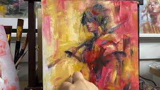 Expressive Portrait Painting Samurai Warrior [upl. by Hippel336]