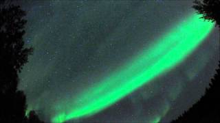 Northern lights over Fairbanks Alaska September 18 2012 [upl. by Dygall86]