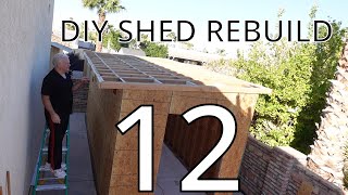 DIY SHED REBUILD 12  Roof Panels [upl. by Ani647]