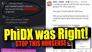 PhiDX was Right Stop The Nonsense Dark Prince Exposed amp Dee Bullies Random Player [upl. by Elvah440]