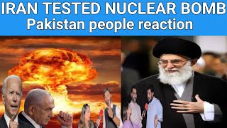 IRAN TESTED NUCLEAR WEAPON AGAINST ISRAEL  IRAN TEST NUCLEAR BOMB [upl. by Ybhsa]